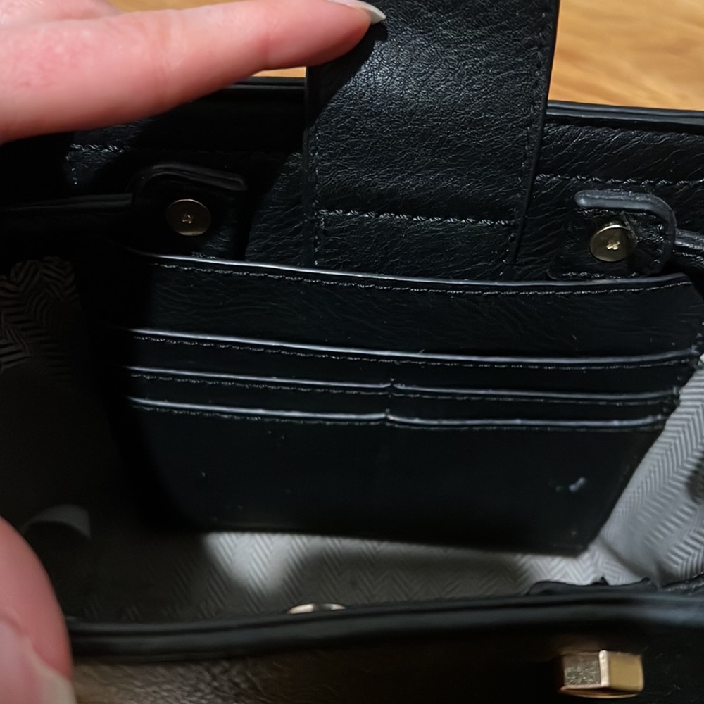 Jen&Co black over the shoulder purse - Picture 5 of 7